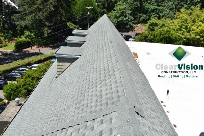 shingle roof ridge dormers