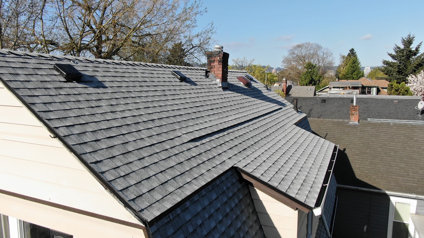 Gray rooftop